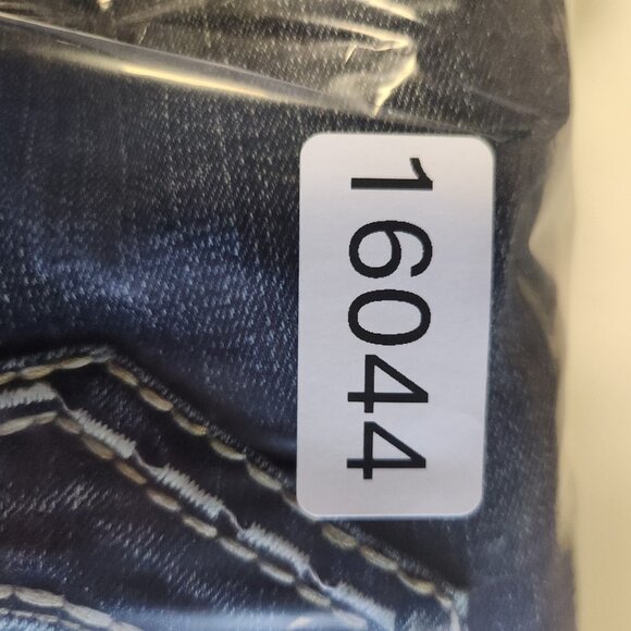 Silver Jeans Women's 26 Suki Low Rise Ankle Crop Thick Stitch Stretch Blue Denim - Picture 12 of 12